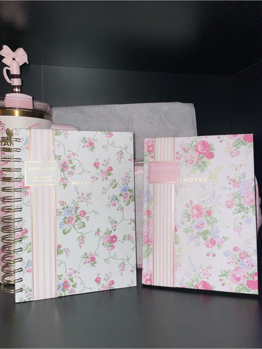 Laura Ashley floral notebooks set